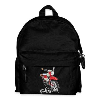 Étoile (rouge) // Illustration - Sac à dos Enfant - noir - Devant