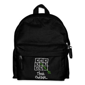 Think Outside the Box - Pensez Hors des Cases - Kids' Backpack - black - Front