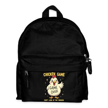 Don't Look At The Chicken Lustiges Huhn - Kids' Backpack - black - Front