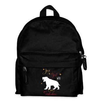 Sabre-toothed tiger - Kids' Backpack - black - Front