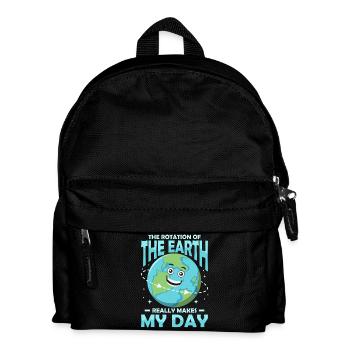 La Rotation de la Terre Planète Terre Jour de la Terre - Sac à dos Enfant - noir - Devant