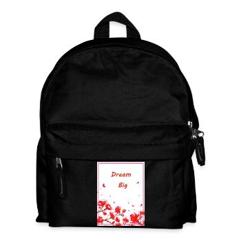 Mysterious roses speak of a cherished dream. - Kids' Backpack - black - Front