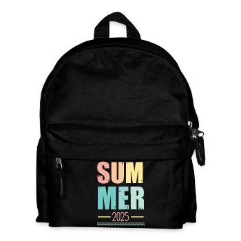 Summer 2025 - Kinder Rucksack - Schwarz - Vorne