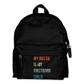 Rottie Premier-né - Sac à dos Enfant - noir - Devant