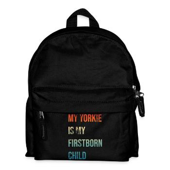 Yorkie Premier-né - Sac à dos Enfant - noir - Devant
