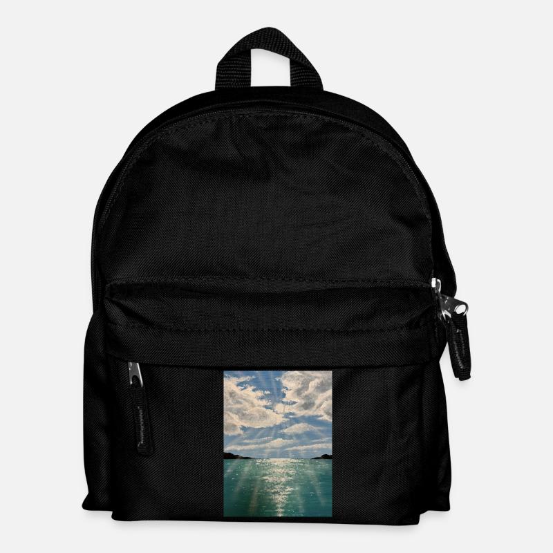 Sonnenschein - Kinder Rucksack - Schwarz