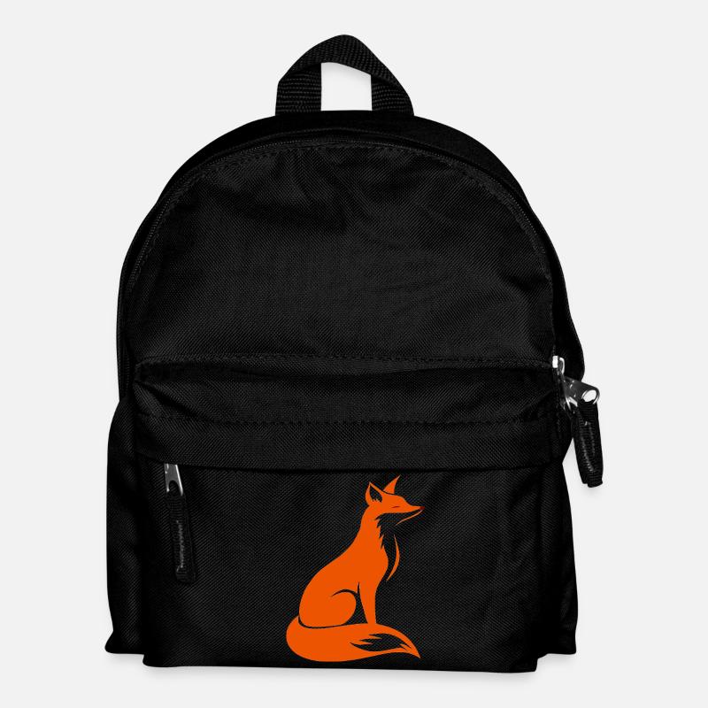 Fuchs - Kinder Rucksack - Schwarz