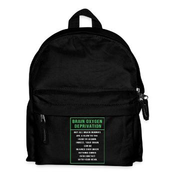 Stroke Brain Injury - Kids' Backpack - black - Front