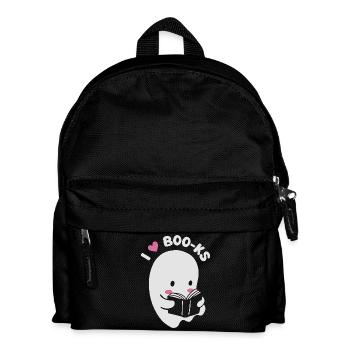 Ich liebe Boo-ks - Kinder Rucksack - Schwarz - Vorne