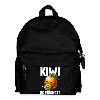 Kiwi Fruit Accomplice - Kids' Backpack - black - Front