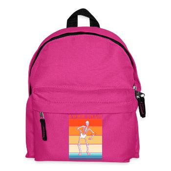 Arm Fracture Halloween Skeleton Bone Bone Fracture - Kids' Backpack - fuchsia - Front