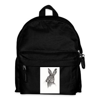 Not just another Rabbit - Kids' Backpack - black - Front