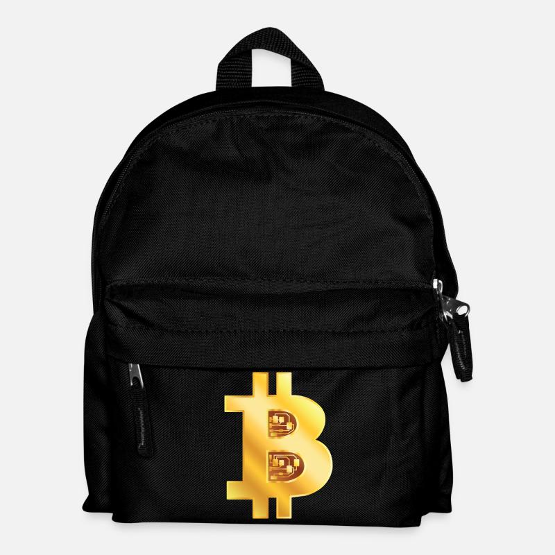 Bitcoin Gold - Kinder Rucksack - Schwarz