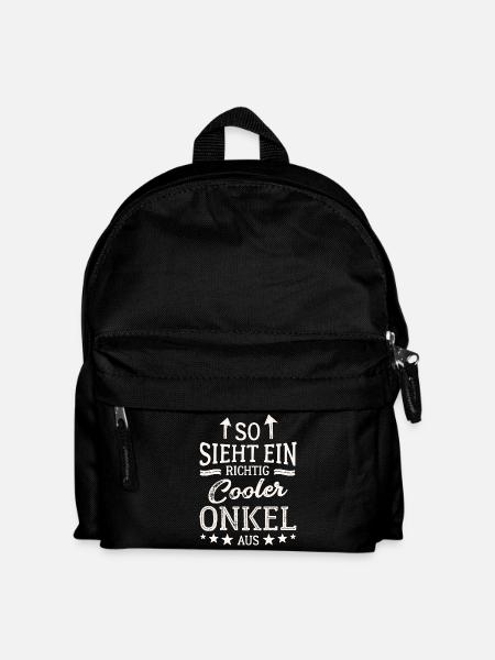 This is what a really cool uncle looks like - Kids' Backpack - black