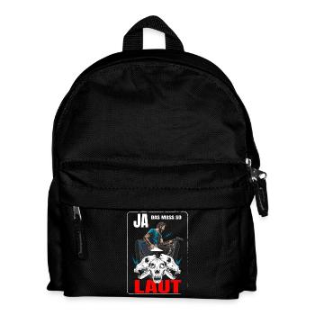 Ja das muss so Laut - Kinder Rucksack - Schwarz - Vorne
