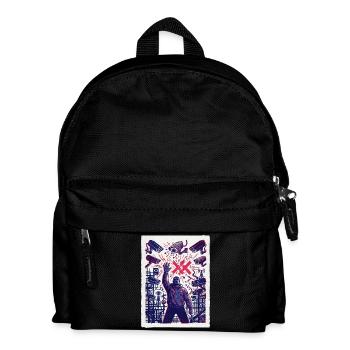 Überwachung Freiheit Freidenker Freigeist - Sac à dos Enfant - noir - Devant