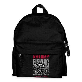 Norway Fishing Trip - Kids' Backpack - black - Front
