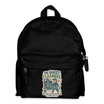 Ghost Cleaner Geisterjäger Humor - Kinder Rucksack - Schwarz - Vorne