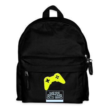 Gamer-Nostalgie: Wir werden älter - Kinder Rucksack - Schwarz - Vorne