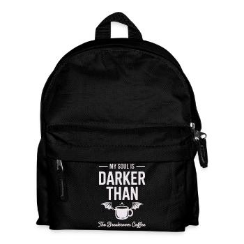 Darker Than Coffee Soul - Kids' Backpack - black - Front