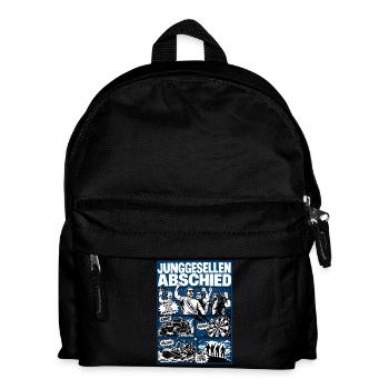 Junggesellenabschied Abenteuer Crew - Kinder Rucksack - Schwarz - Vorne
