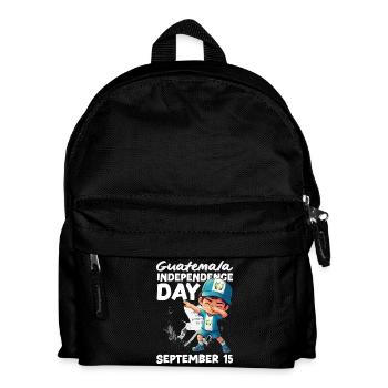 Guatemala Flag T-Shirt Pride & Home Chapín - Kids' Backpack - black - Front