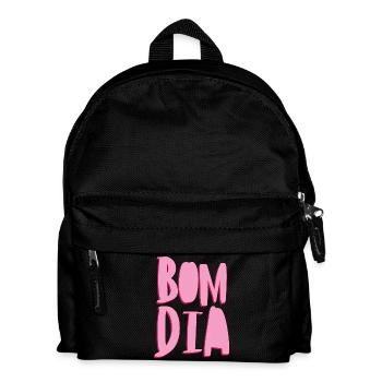 bom dia - Kinder Rucksack - Schwarz - Vorne