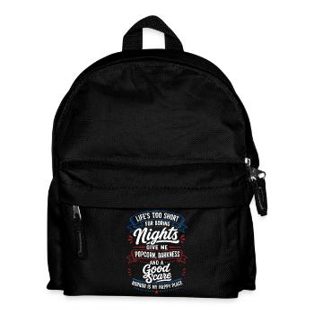 Good Scare Horror Night Quote - Kids' Backpack - black - Front