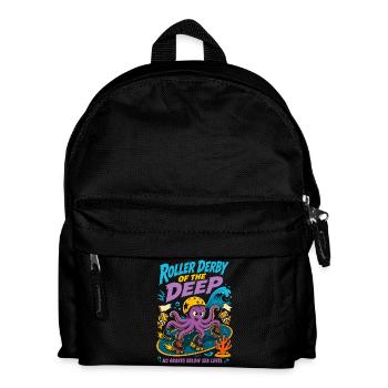 Roller Derby of the Deep Sea - Kids' Backpack - black - Front