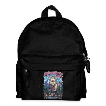 Maltipoo Mountainbike – Adventure Buddy Status - Kinder Rucksack - Schwarz - Vorne