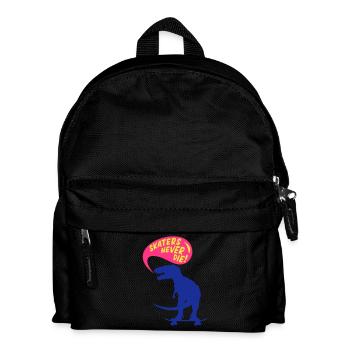 t-rex skater - Sac à dos Enfant - noir - Devant