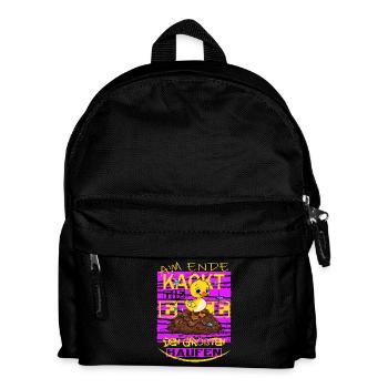 Duck poops ! - Kids' Backpack - black - Front