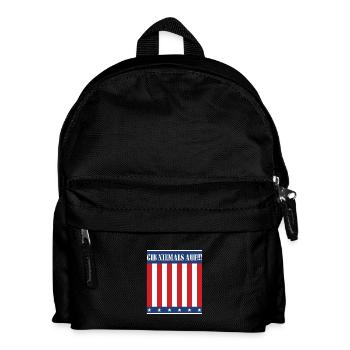 Gib niemals auf - Kinder Rucksack - Schwarz - Vorne