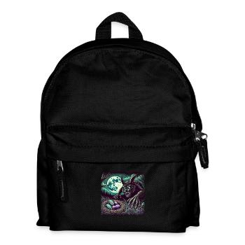 Creepy Werewolf Easter Bunny Nightmare - Kids' Backpack - black - Front