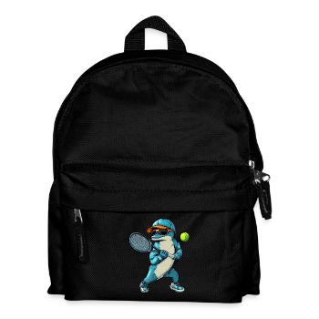 Delfine Tennis - Kinder Rucksack - Schwarz - Vorne