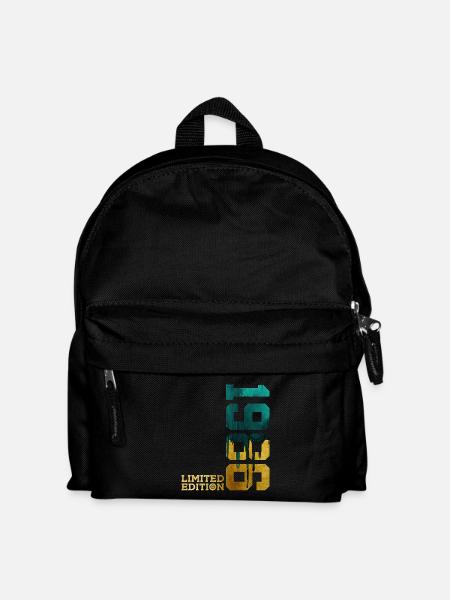 40. GEBURTSTAG LIMITED EDITION 1986 - Kinder Rucksack - Schwarz