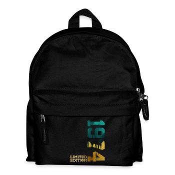 52. GEBURTSTAG LIMITED EDITION 1974 - Kinder Rucksack - Schwarz - Vorne