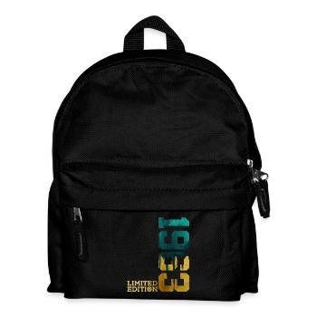 63. GEBURTSTAG LIMITED EDITION 1963 - Kinder Rucksack - Schwarz - Vorne