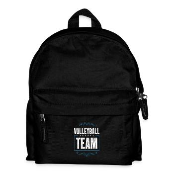 Équipe de volley-ball - Sac à dos Enfant - noir - Devant