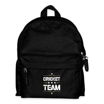 Équipe de cricket - Sac à dos Enfant - noir - Devant