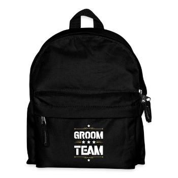 Groom Team - Kinder Rucksack - Schwarz - Vorne
