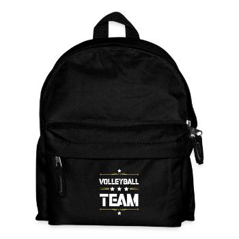 Équipe de volley-ball - Sac à dos Enfant - noir - Devant
