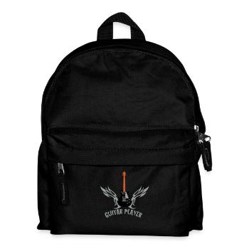guitar_072011_l_3c - Kinder Rucksack - Schwarz - Vorne