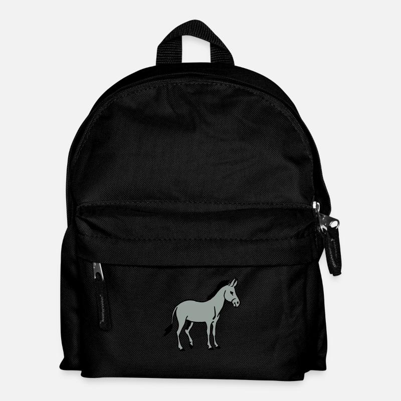 Âne - Sac à dos Enfant - noir