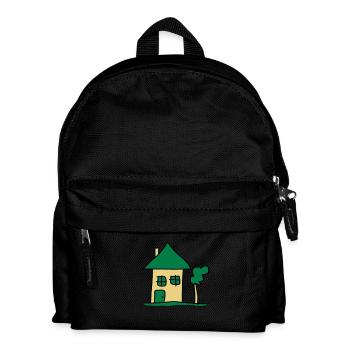 house - Sac à dos Enfant - noir - Devant