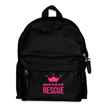 Erste Hilfe / Retter / Retterin / Arzt - Kinder Rucksack - Schwarz - Vorne
