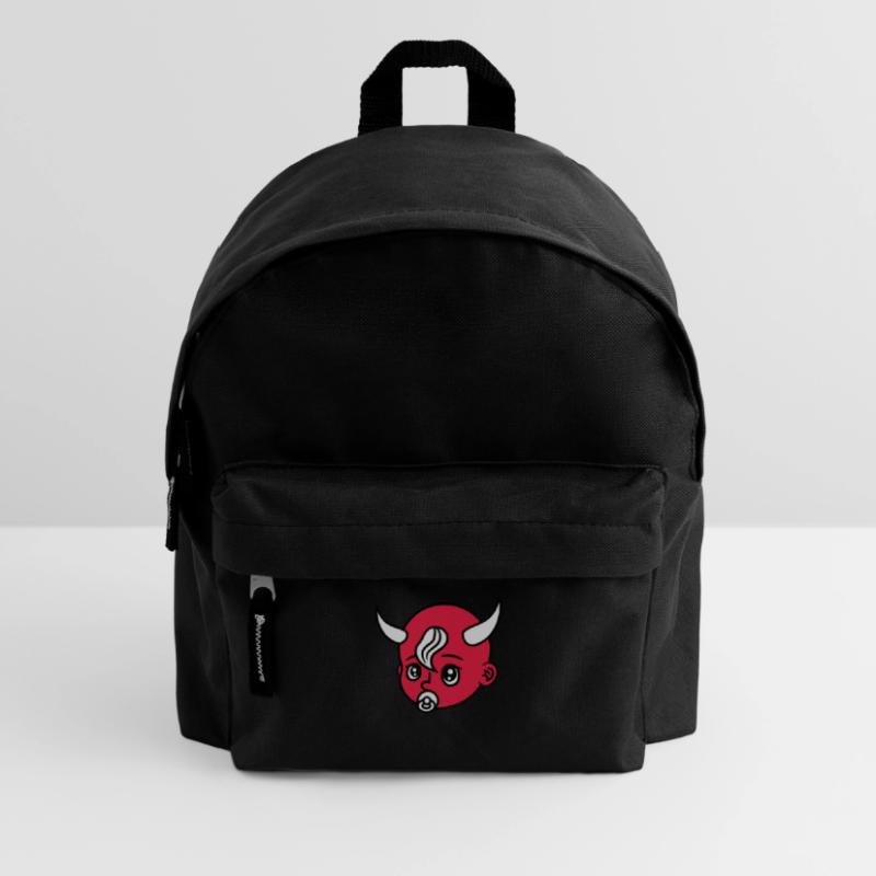 head face evil devil demon hell devil satan crawli Kids' Backpack