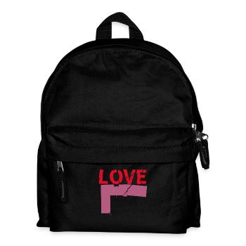 Love - Kids' Backpack - black - Front
