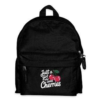 Cherries Cherries Fruits Food - Kids' Backpack - black - Front