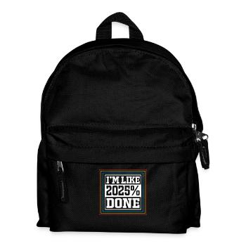 Klasse von 2025 Abi Abiturient Abitur 2025 - Kinder Rucksack - Schwarz - Vorne